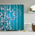 thumbnail image 7 of Fashion Plum Blossom Lotus Lavender Rose Shower Curtain Bathroom Cloth ration, 7 of 7