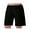 black, variant on Women's Sleeping Pajama Shorts Elastic High Waist Bottoming Short Pants