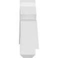 thumbnail image 3 of 72"W x 12"H x 4"D x 4"F, 4/12 Pitch, Alberta Architectural Grade PVC Gable Bracket, 3 of 8