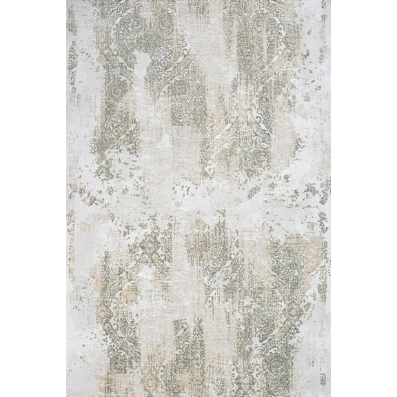 Cream Abstract Area Rugs for Living Room Washable Rugs Boho Moroccan Area Rug Soft Neutral Geometric Bohemian Carpet Distressed Indoor Rug for Bedroom Dining Room Office Foldable Nonslip Rug