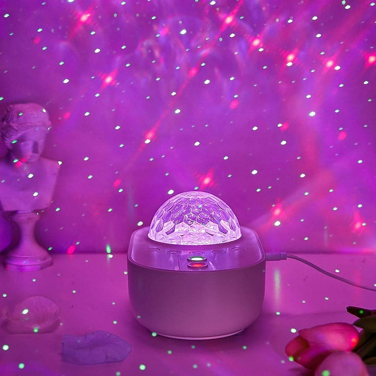 Galaxy Projector, Skylight Ocean Wave Galaxy Light For Adults Kids Bedroom,  Star Projector Night Light With White Noise, Timer, Bluetooth Speaker