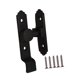 thumbnail image 5 of Pestillo de cerradura de puerta abatible de 90 grados para gabinete, cerradura de puerta corrediza de garaje negro, 5 of 9