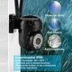 thumbnail image 3 of 4K Full HD Camara de Seguridad WiFi Exterior, Cámara de Vigilancia Exteriores/Interior, IP66 Cámara Inalámbrica WiFi de 360° A Todo Color con Visión Nocturna Acceso Remoto Alerta etc (Negro), 3 of 5
