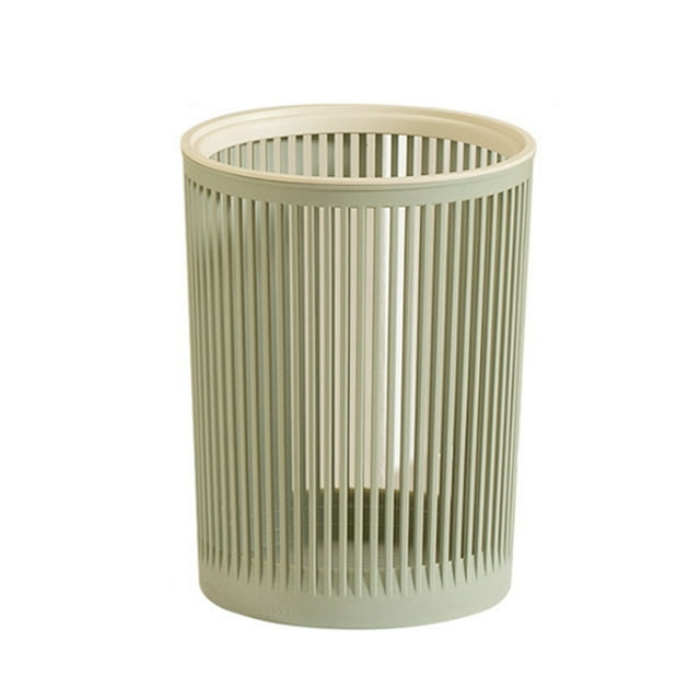de Basura Grande para Cocina, Sala de Estar, Oficina, Baño, Contenedor de Basura, Herramientas de Limpieza del Hogar, Contenedor Redondo de Plástico Verde