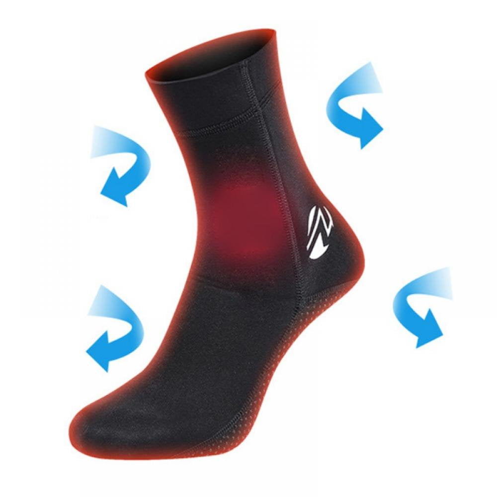 Chaussettes De Plongée 3mm Néoprène Premium, Antidérapantes - Taille M