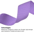 thumbnail image 3 of Uxcell Lightweight Polypropylene Webbing Straps Strapping Band for Outdoor Violet, 3 of 5