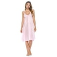 thumbnail image 2 of Casual Nights Women's Satin Lace Camisole Nightgown, 2 of 5
