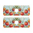 thumbnail image 7 of Yayeee Faucet Mat for Kitchen Sink 14.7" Diatomite Long Splash Guard Pad, Blue Tomatoes, 2 Pack, 7 of 7