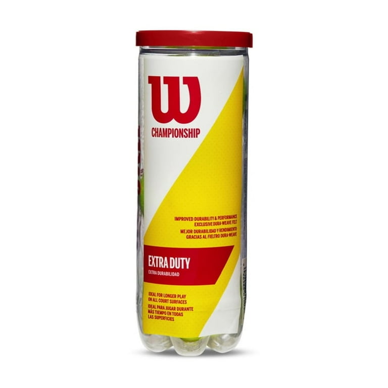 Wilson Championship Extra Duty Tennis 3 Ball Cans - 20 Pack