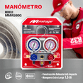 thumbnail image 5 of Mirage Juego Manómetros Refrigeración R410 R32 R22 R134 1.5m | MMA580G, 5 of 5
