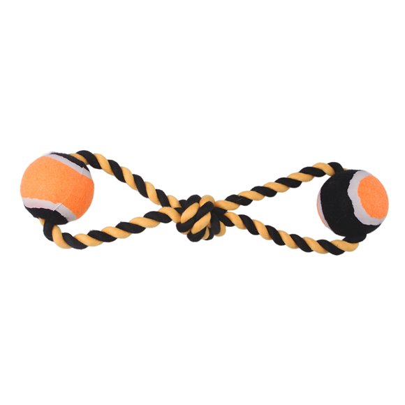 TIELUTT Pet Dog Tennis Rope Toy Teeth Grinding Teeth Halloween Dog Knot Toy Dog Tire for Aggressive Chewers Puppy Bones for Teething No Chew Spray for Dogs Dog Bones Aggressive Chewers outside Dog
