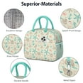 thumbnail image 4 of Reusable Seashell Lnsulated Lunch Bag for Women & Men-Leakproof Water-Resistant Cooler Tote,Large Capacity(10.6x8.7x6.3in)for Work,Office,Travel,Picnic,Beach., 4 of 7