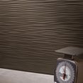 thumbnail image 2 of FASÄDE Ripple Decorative Vinyl Backsplash 15 sq ft Kit in Argent Bronze, 2 of 6