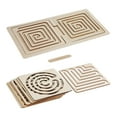 thumbnail image 1 of Tablero de actividades de juguete de laberinto, tablero de entrenamiento de control de bolígrafo, juguete sensorial, juego de mesa de laberinto,, 1 of 9