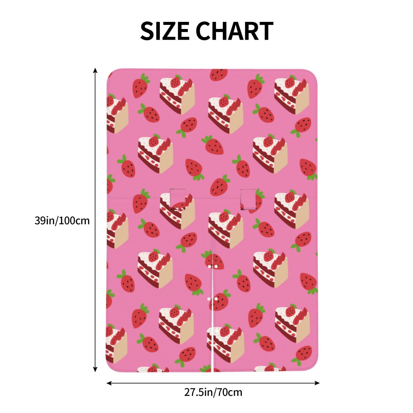 Car Seat Cover Baby - Cute Cake Strawberry Breathable Infant Car Seat Cover for Baby Carseat, Lightweight Comfort Baby Essentials Must Haves Newborn Stuff for Girl Boy