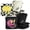 Black/Vintage White Skull & Smiley, variant on Play Platoon Competition Cornhole Bags Set of 8, Regulation Professional Weight Double Sided Slick and Sticky Defense Dot Pro Corn Hole Bean Bags, Composite Resin Pellets - Jeep Mountain Pass Print
