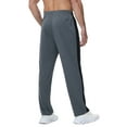 thumbnail image 3 of Men's Sweatpants Athletic Lounge Pants Open Bottom Casual Jersey Pants for Men with Pocket Gray L, 3 of 7