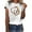 White, variant on Baqcunre Valentine'S Day Shirts For Women Fashion Women Colorful Love Print Short Sleeve O-Neck T-Shirt Blouse Tops(Black S-4XL),Womens Tops Graphic Tees For Women Shirts For Women Womens Tops