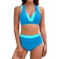 thumbnail image 1 of JAKANYQ Maillot de Bain Deux Pièces pour Femmes Design Unique au Dos, L, 1 of 4