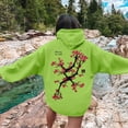 thumbnail image 2 of DHFJKG Womens Oversized Hoodies Floral Print Long Sleeve Sweatshirts Drawstring Pullover Tops Casual Fall Clothes, 2 of 5
