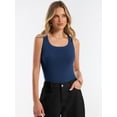 thumbnail image 4 of ANRABESS Tank Tops for Women Wool Blend Sweaters Sleeveless Casual Summer Fitted Shirts 2026 Spring Beach Vacation Clothes Deep Blue Medium, 4 of 8