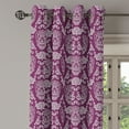 thumbnail image 3 of Ambesonne Grommet Curtain, , 50"x63", Purple and White, 3 of 5