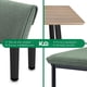 thumbnail image 5 of Juego Comedor 6 Sillas Beige Kingshouse Modelo Vita Madera Minimalista Industrial Muebles Hogar verde oscuro 7, 5 of 8