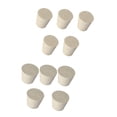 thumbnail image 1 of Tapones de tapón de goma para laboratorio, tapones para tubos de ensayo cónicos, blancos (paquete piezas) 4 #, 6 # Gloria Tapón de tapón de caucho de laboratorio, 1 of 9