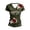 00 Green5, variant on American Flag Patriotic T-Shirts Women 250th Anniversary V Neck Short Sleeve Summer USA Tops