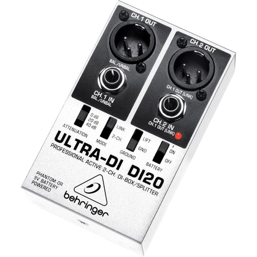 Ostentoso cómo evolución Behringer Ultra-DI DI20 Direct Box - Walmart.com