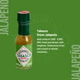thumbnail image 2 of Primo Lines 15pcs Mini Tabasco Bottles with 1 Mexican Hat Keychain – Green Pepper Flavor Hot Sauce 3.7 ml each, Mexican Spice for Fruits, Snacks, Drinks & Travel, 2 of 6