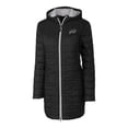 thumbnail image 2 of Women's Cutter & Buck Black Buffalo Bills Rainier PrimaLoft- Eco Insulated Full-Zip Hoodie Long Coat, 2 of 3