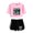 PB, variant on 42 DUGG Go Again Tee Shorts 2 Piece Sets Funny Clothes Fashion Short Sleeve Suit