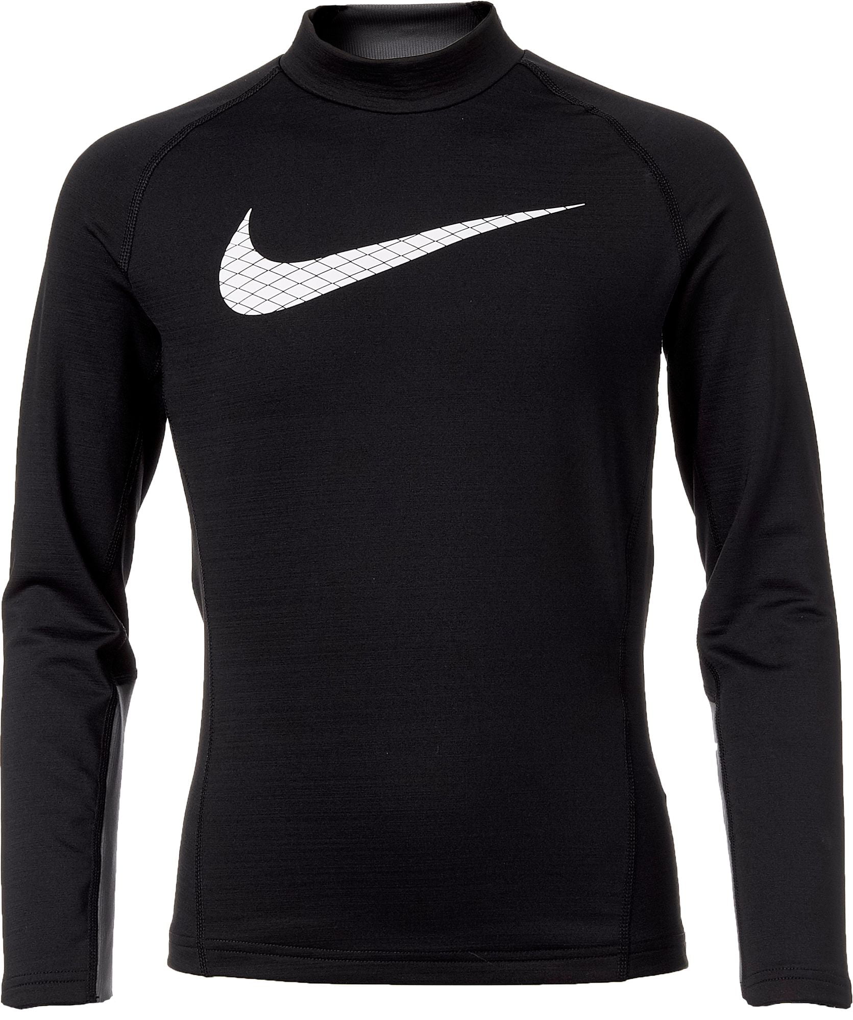 Nike Boys' Dri-FIT Mock Neck Compression Shirt - Walmart.com - Walmart.com