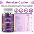 thumbnail image 3 of True Sea Moss Sea Moss Gummies with Elderberry, 120 Count (2 Pack), 3 of 6