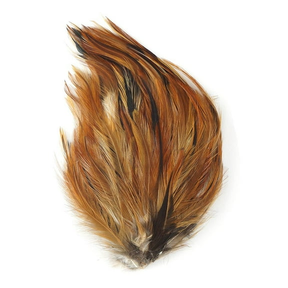 ZUCKER™ Furnace Hackle Feather Pads - 5" x 7.5" - 12pcs - Natural