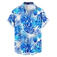 thumbnail image 4 of COSFO Button Up Shirt Men Big And Tall Short Sleeve Tropical Hawaiian Tops Summer with Pocket Classic Fit Collared Men Shirts, 4 of 6