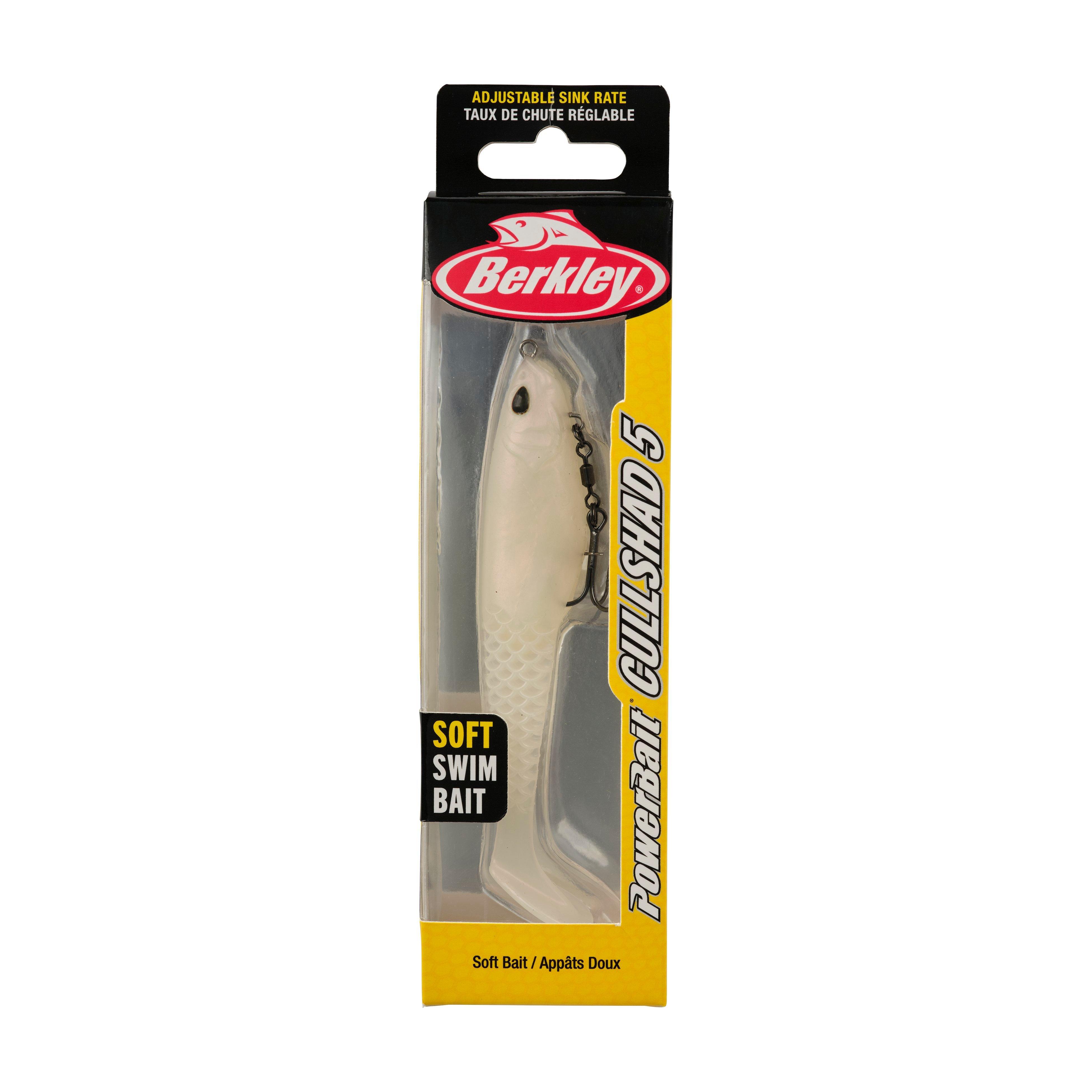 Berkley PowerBait® CullShad, 5 in, Albino