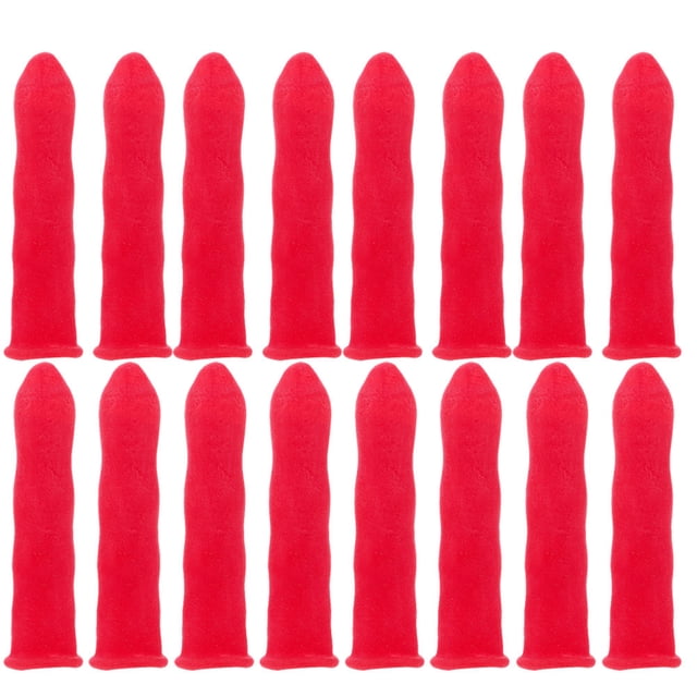 FUTUREORYY 30 Pcs Bouchon Rond en Latex Rouge pour Économiser le Tube et Sceller dans les Bricolages