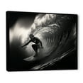 thumbnail image 2 of Designart "Grey Wave at Surfers Paradise I" Sports Floater Framed Wall Art Print, 2 of 7
