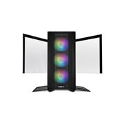 LIAN LI LANCOOL II MESH C RGB BLACK Tempered Glass ATX Case - Black Color ,Type C Included- LANCOOL II MESH C RGB-X