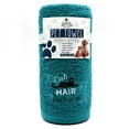 thumbnail image 3 of Dan River Cat Towel pack of 1 Soft Absorbent and Fast Drying Cotton Pet Towel - Teal, 20x40 in, 3 of 6