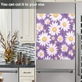 thumbnail image 5 of GZHJMY Purple Daisy Pattern Dishwasher Magnet Cover Dishwasher Front Door Cover Magnet Sticker, Trimmable Refrigerator Dishwasher Magnetic Decals Kitchen Appliance 20 x 26 Inches Home Decor, 5 of 6