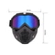 thumbnail image 4 of Sombrero Máscara modular Gafas desmontables Motocicleta Carreras Casco Protectora Máscara protectora TOMSHOO Sombrero, 4 of 7