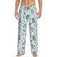 thumbnail image 1 of Fotbe Winter Wonderland Light Blue Pantalones de Pijama para Hombre, Pantalones de Dormir, Pantalones de Casa con Cintura Ajustable y Bolsillos-3X-Large, 1 of 6