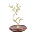 thumbnail image 3 of Soporte para árbol de joyería, organizador para colgar aretes, estante para anillos y collares. oro, 3 of 9