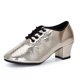 thumbnail image 3 of Zapatos de cuero de diseño de piel de serpiente para mujer, zapatos de tacón de suela suave para baile de salón, Salsa moderna, Jazz y Tango, 3 of 5