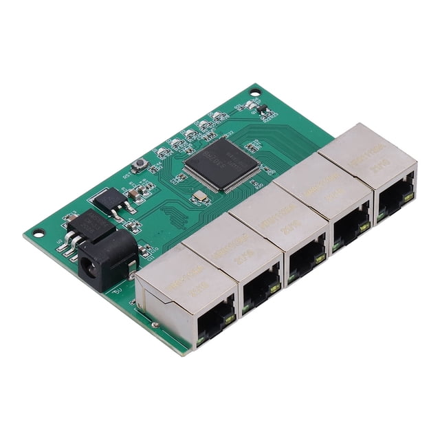 Módulo de interruptor de puerto, módulo de interruptor de 5 puertos Módulo de interruptor Gigabit Ethernet Bloque de módulo de interruptor Rendimiento de primer nivel