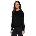thumbnail image 4 of RBX Active Women's Super Soft Lightweight Luxe Athleisure Sweatshirt, 4 of 5