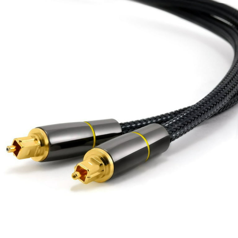 Cable Optico Audio 2 Rca A Aux 3.5mm 3 Metros Hifi Premium